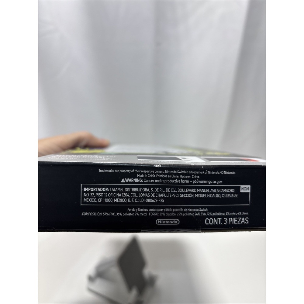 Nintendo Switch Case Splatoon 3 Edition New In Box Missing Screen Protector - Picture 14 of 14